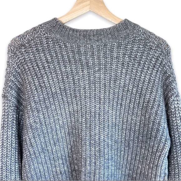 For The Republic Wool Blend Asymmetrical Ribbed Sweater - Picture 6 of 8